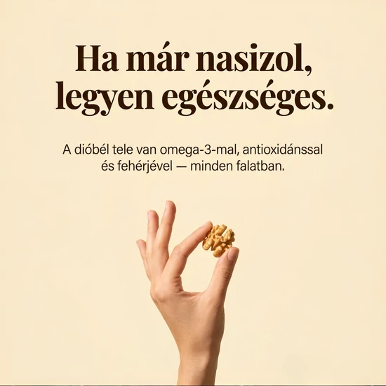 Ha már nasizol, akkor válaszd a diót.