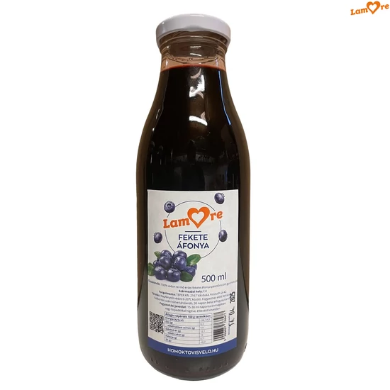 Fekete – áfonya - gyümölcslé – 500 ml