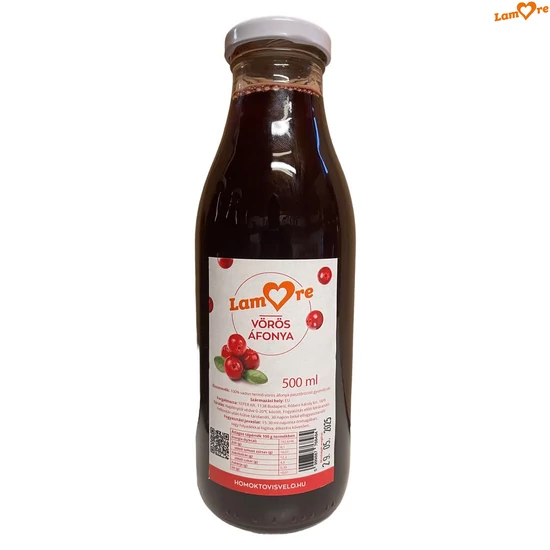 Vörös – áfonya - gyümölcslé – 500 ml