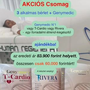 3 alkalmas bérlet+ GenyMEDIC ajándék