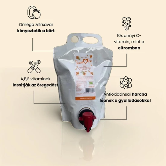 Infografika a homoktövis velő hatásairól.