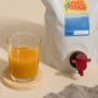 Homoktövis velő kitöltve egy 50ml-es pohárba.