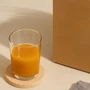 Homoktövis velő kitöltve egy 50ml-es pohárba.